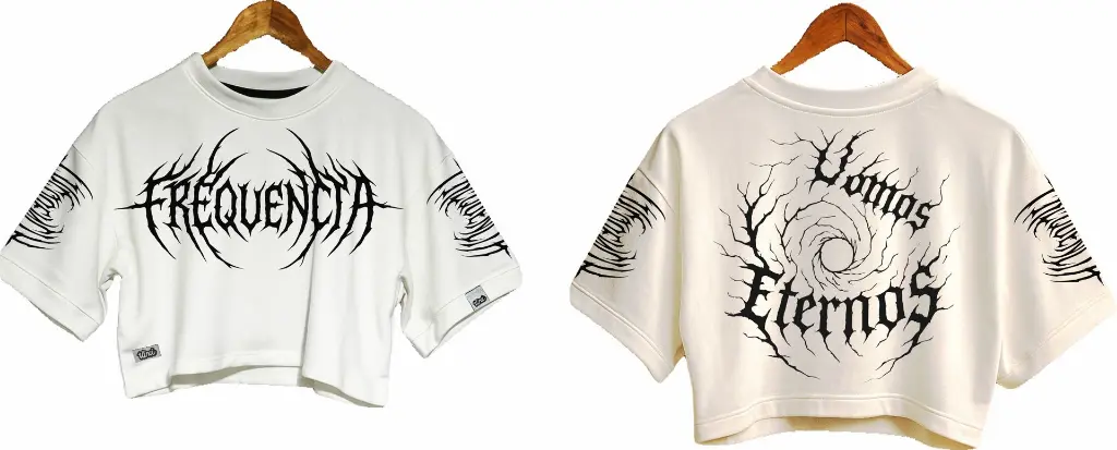 CROP TOP VAINILLA FRECUENCIA SOMOS ETERNOS.webp