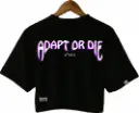 Crop Top “Adapt or Die” — Edición Exclusiva Vinci