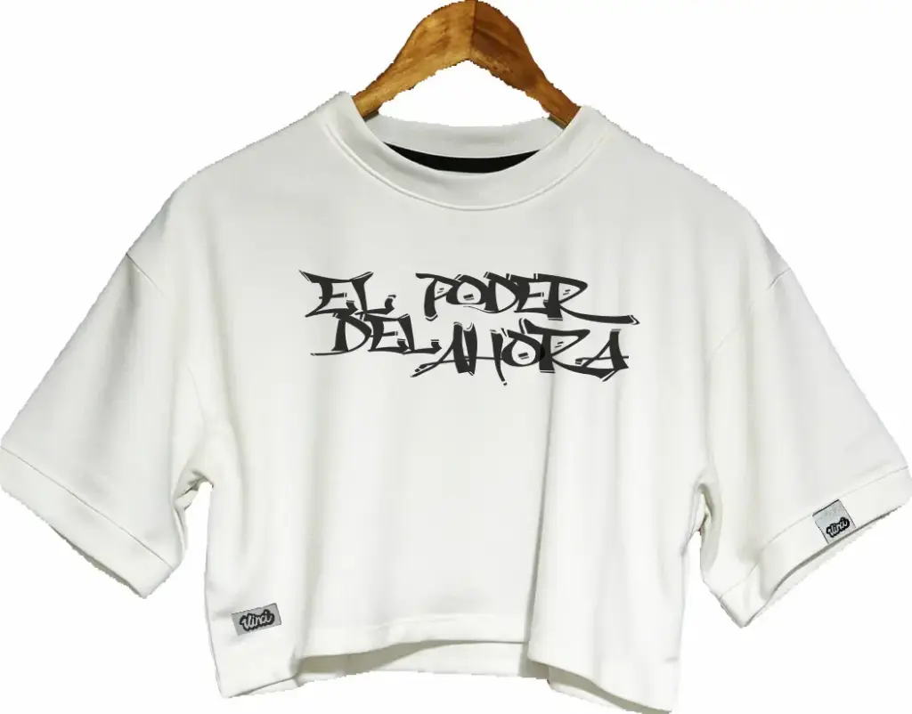 Crop Top “El Poder del Ahora” — Edición Limitada