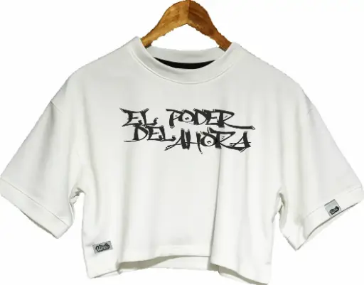 Crop Top “El Poder del Ahora” — Edición Limitada