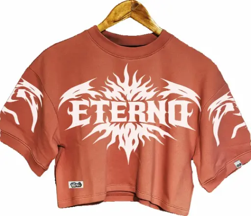 Crop Top Oversize “Eterno”