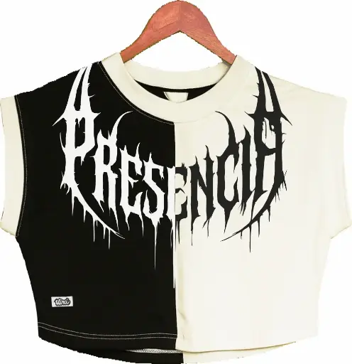 Crop Top Oversize “Chess Presencia”